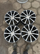 Load image into Gallery viewer, 4x Alufelge 16 Zoll 7.0" 4x108 42ET Glanz Schwarz Ford Fiesta I Ecosport FEL8008342001po