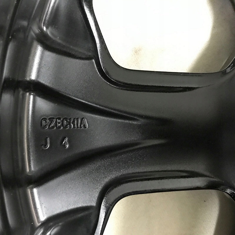 1x Alufelge 18 Zoll 7.0" 5x108 47 5ET Glanz Schwarz R1TC-1007-E1 Ford Puma