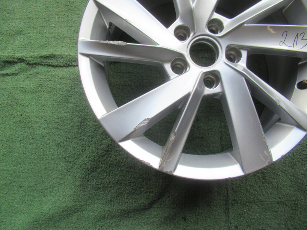 1x Alufelge 17 Zoll 6.5" 5x112 46ET Glanz Silber 5H0071497 VW Golf Viii FEL8884957732fr