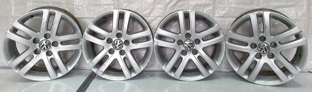 4x Alufelge 16 Zoll 6.5" 5x112 1K0601025BM VW Golf Rim Wheel FEL7853074761ou