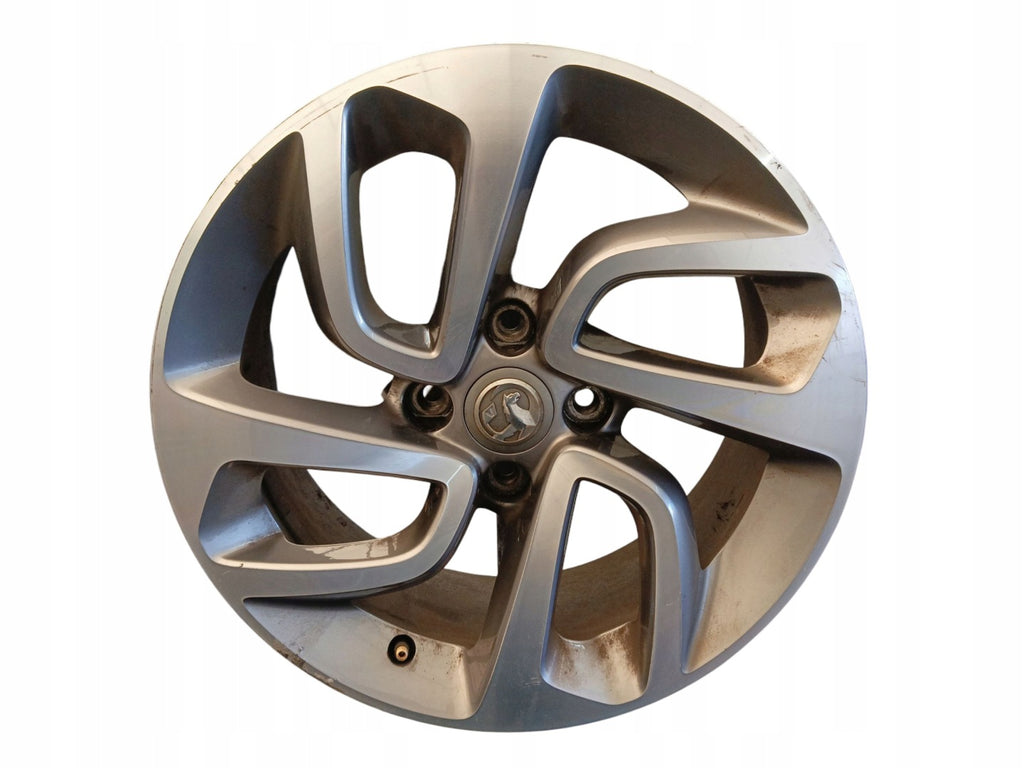1x Alufelge 16 Zoll 6.5" 4x108 20ET Glanz Silber 39007897 Opel Crossland X FEL7153256604wd