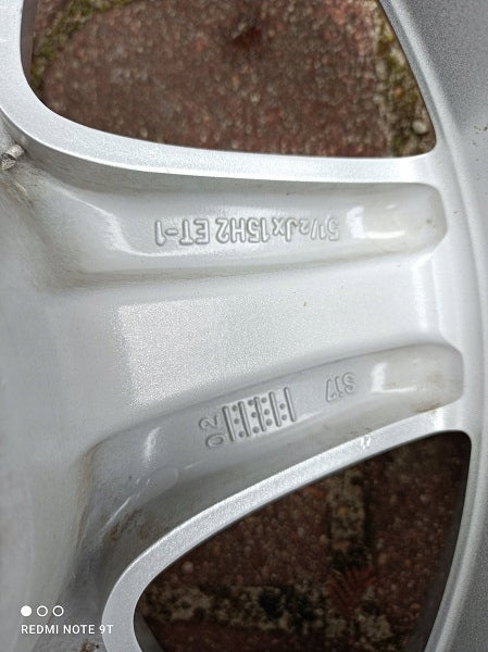 4x Alufelge 15 Zoll 5.5" 3x112 Smart Rim Wheel FEL7746257271gv