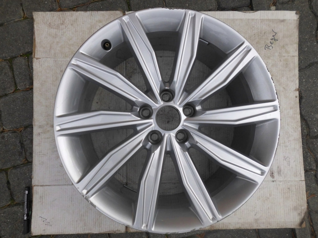1x Alufelge 19 Zoll 8.5" 5x112 40ET Glanz Silber 4K0601025 Audi A6 Rim Wheel FEL1305720629ax