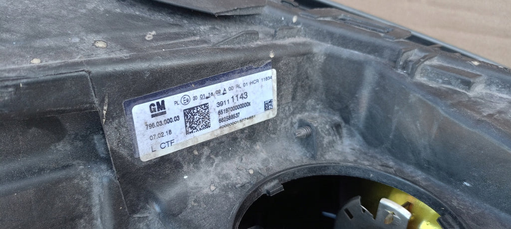 Frontscheinwerfer Opel Astra 39111143 662588537 Links Scheinwerfer Headlight