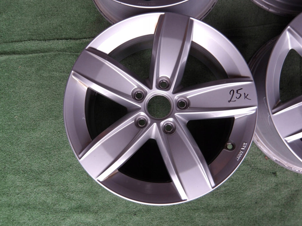 4x Alufelge 16 Zoll 6.5" 5x112 44ET 5C0071496 VW Golf VII Touran Rim Wheel FEL6384047302vk
