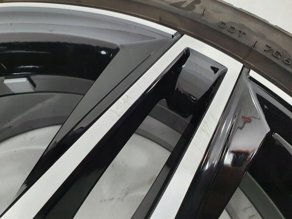 1x Alufelge 18 Zoll 7.0" 5x100 51ET Glanz Schwarz 6F0601025E Seat Ibiza I FEL7725598613ez