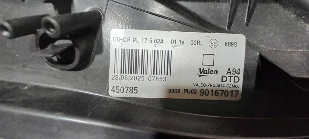 Frontscheinwerfer Peugeot 2008 I 450785 Rechts Scheinwerfer Headlight