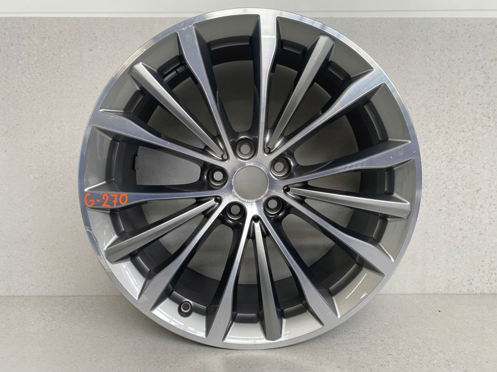 1x Alufelge 19 Zoll 8.0" 5x112 30ET Glanz Silber 6873942 BMW 5 G31 G30 Rim Wheel FEL9554472579rs