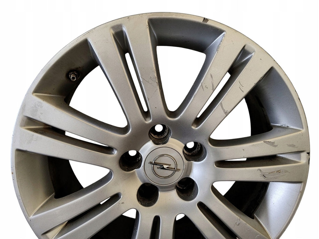 1x Alufelge 17 Zoll 7.0" 5x110 Glanz Silber Opel Astra H Zafira B Vectra C FEL9306318005al