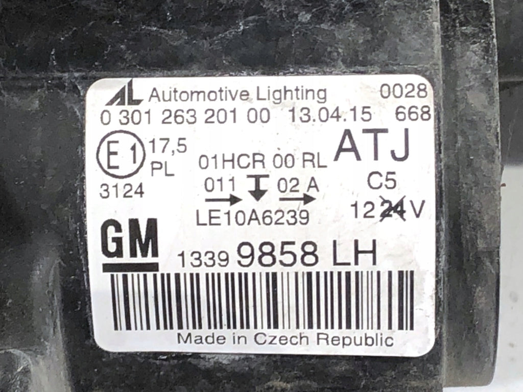 Frontscheinwerfer Opel Zafira C LORK-730-58825 13399858 Rechts oder Links