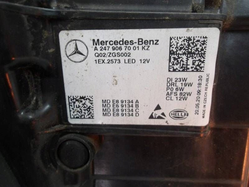 Frontscheinwerfer Mercedes-Benz W247 A2479067001 Rechts Scheinwerfer Headlight SCH6514109637lt