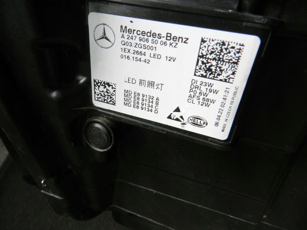 Frontscheinwerfer Mercedes-Benz Gla H247 A2479065006 LED Rechts Headlight SCH9761326771cq