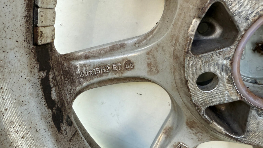 1x Alufelge 15 Zoll 6.0" 5x112 45ET KBA46222 Audi A4 A3 I Rim Wheel FEL7347805701wg