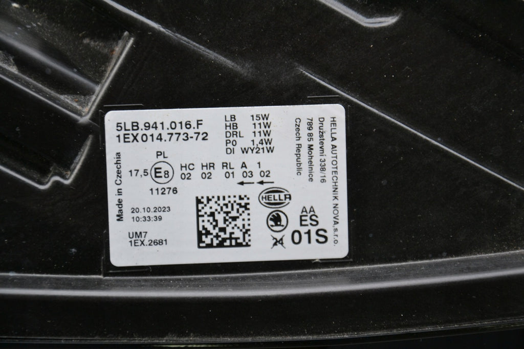 Frontscheinwerfer Skoda Enyaq 5LB941016F LED Rechts Scheinwerfer Headlight