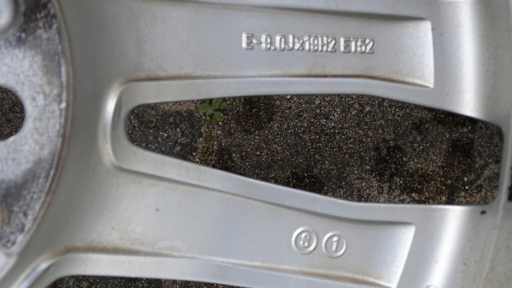 1x Alufelge 19 Zoll 9.0" 5x112 52ET 8S0601025QR Audi Tt Rim Wheel