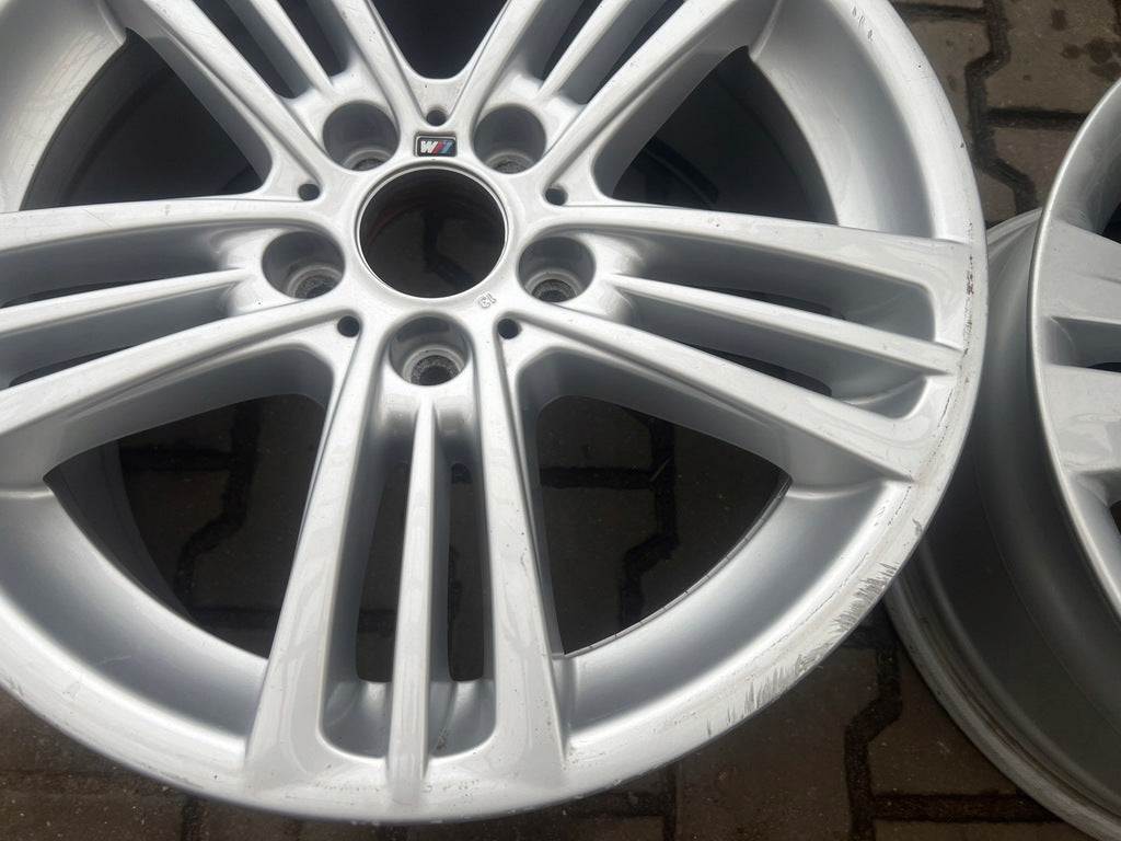 1x Alufelge 19 Zoll 8.0" 5x120 43ET Glanz Silber 7844249 BMW X3 Rim Wheel FEL6916054924hu