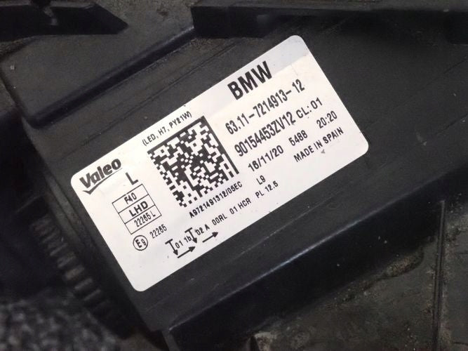 Frontscheinwerfer BMW 1 F40 7214913-12 LED Links Scheinwerfer Headlight