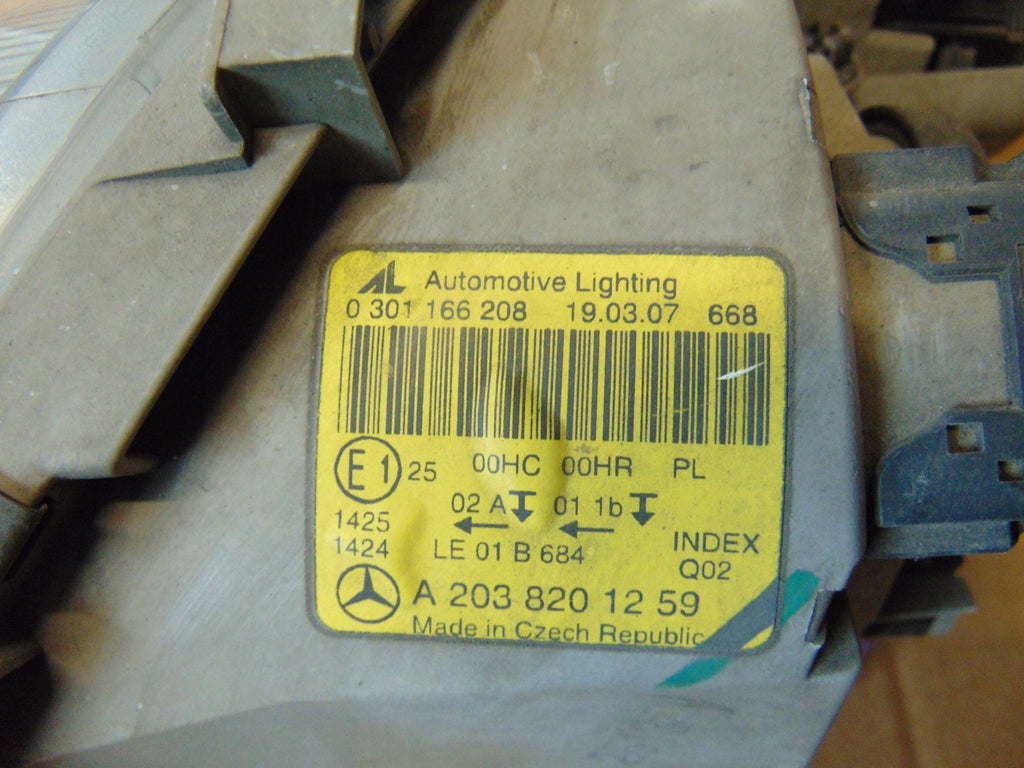 Frontscheinwerfer Mercedes-Benz W203 A2038201259 Rechts Scheinwerfer Headlight SCH1009506257mv