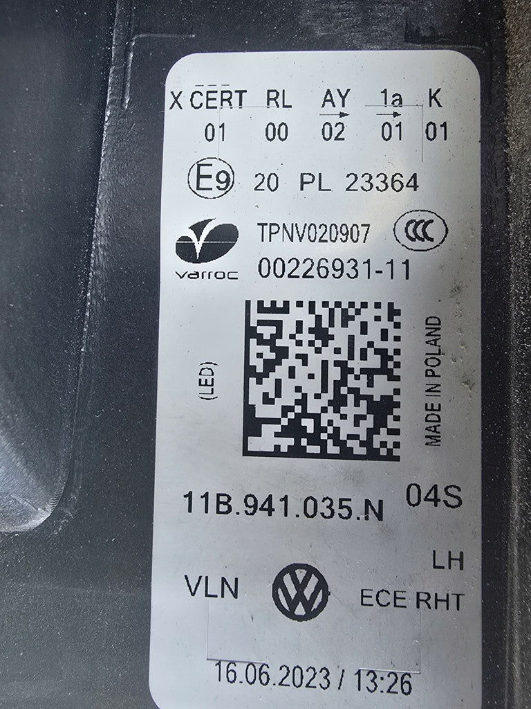 Frontscheinwerfer VW 11B941035N Full LED Links Scheinwerfer Headlight SCH7048724770zs