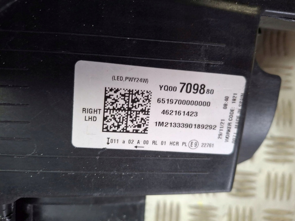 Frontscheinwerfer Opel Crossland X YQ00709880 Full LED Rechts Headlight SCH4866823518px