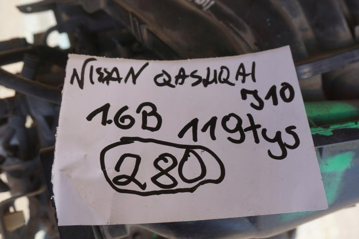 Motor Nissan Qashqai I J10 HR16 1.6 119TKm 2010 Benzin Engine Unkomplett MOT9980623513cq