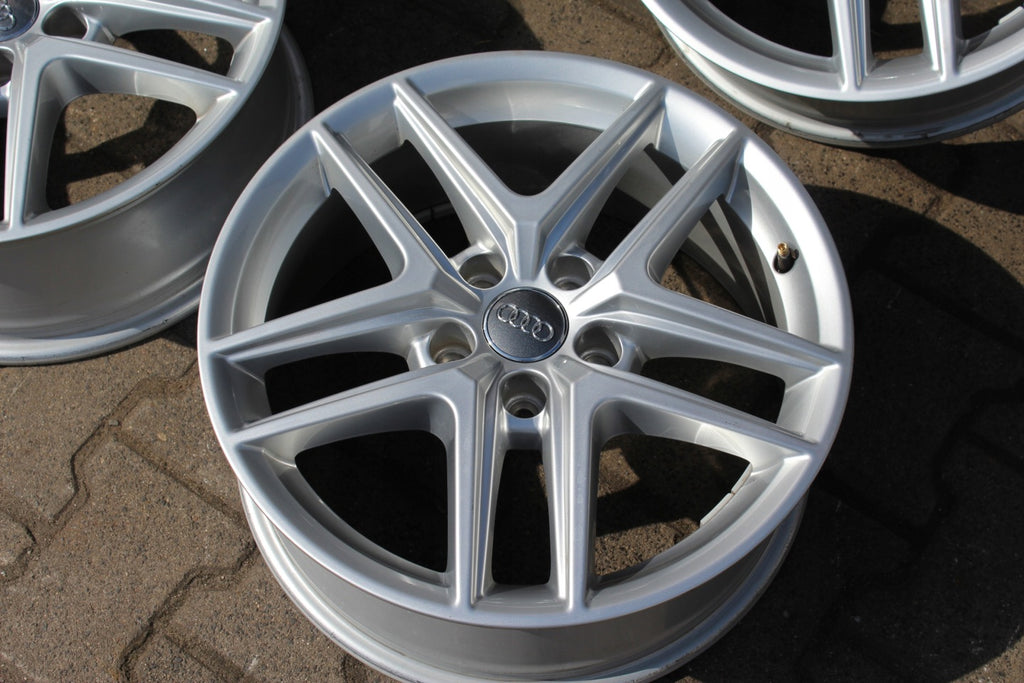 4x Alufelge 17 Zoll 6.5" 5x112 28ET Glanz Silber 8W9601025D Audi A4 Allroad B9 FEL4808650283gi