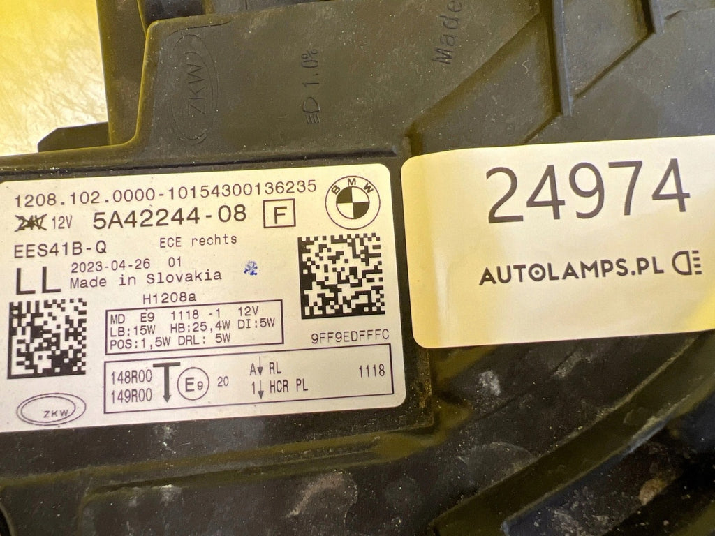 Frontscheinwerfer BMW 2 U06 5A42244-06 LED Rechts Scheinwerfer Headlight SCH2660140145mb