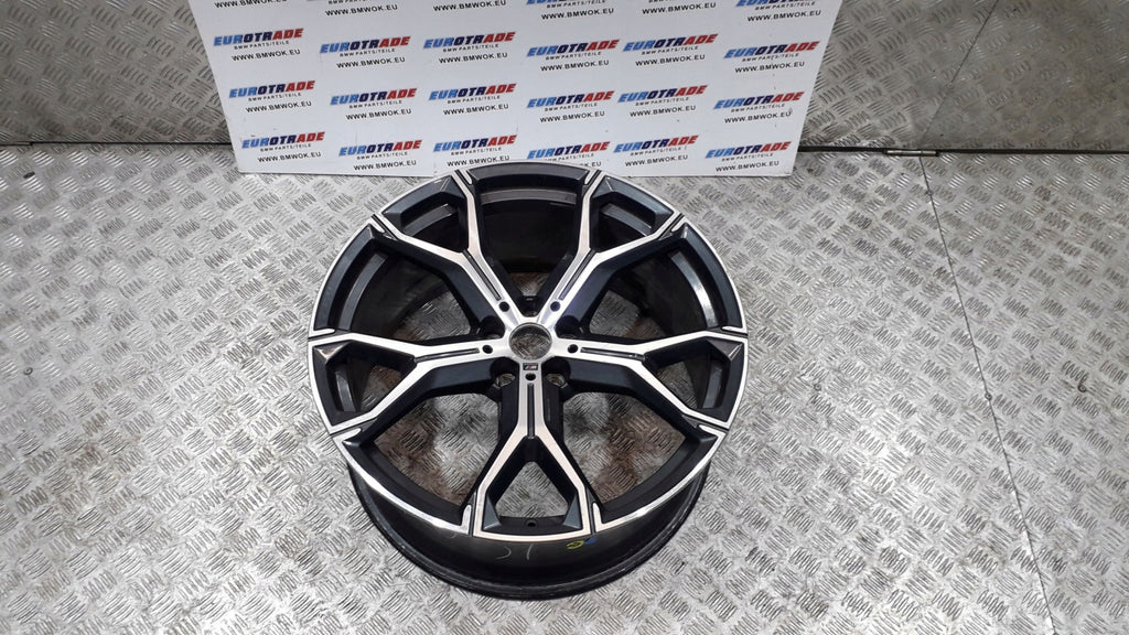 1x Alufelge 21 Zoll 9.5" 5x112 37ET Glanz Graphit 8071998 BMW G05 G06 Mg FEL5288762188kp