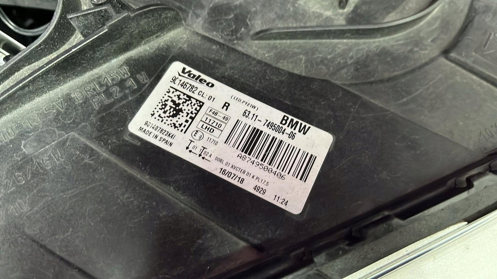 Frontscheinwerfer BMW F48 6311-7495004-03 LED Rechts Scheinwerfer Headlight