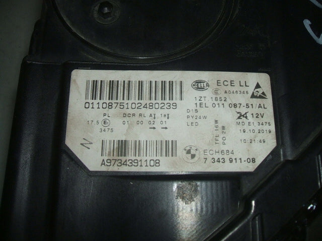 Frontscheinwerfer BMW 5 F11 F10 7343911-08 Xenon Links Scheinwerfer Headlight SCH5780788484kc