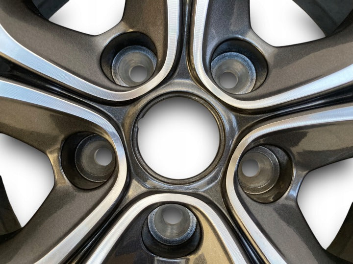 1x Alufelge 17 Zoll 7.0" 5x114.3 35ET Glanz Schwarz 403009172R Mg Captur Ii FEL7908704274wz