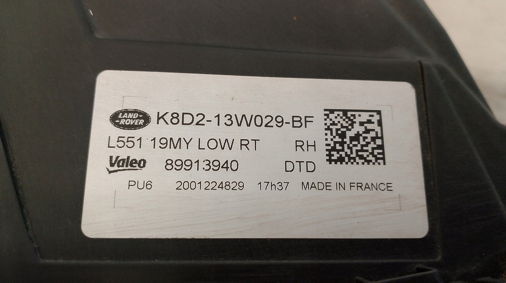 Frontscheinwerfer Land Rover Range Evoque L551 II K8D2-13W029-BF Full LED Rechts SCH4648296531lu