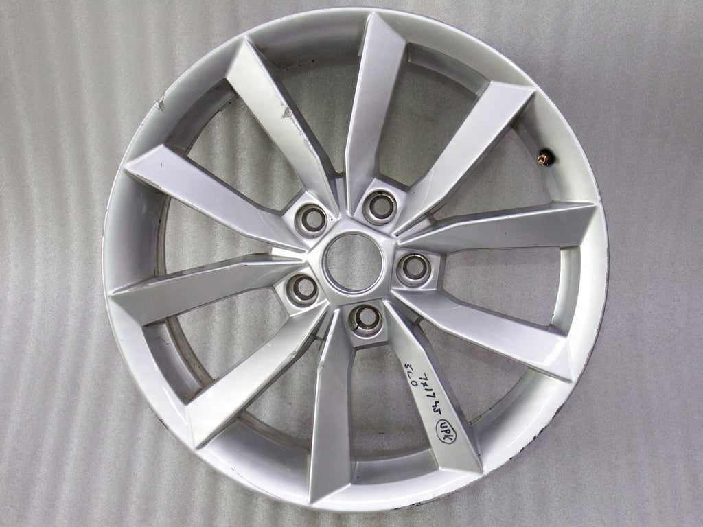1x Alufelge 17 Zoll 7.0" 5x112 45ET Glanz Silber 5L0601025 Skoda Yeti Rim Wheel