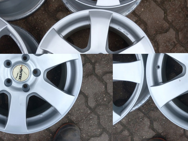 4x Alufelge 16 Zoll 6.5" 5x114.3 45ET Hyundai Tucson Rim Wheel FEL4613155110jk