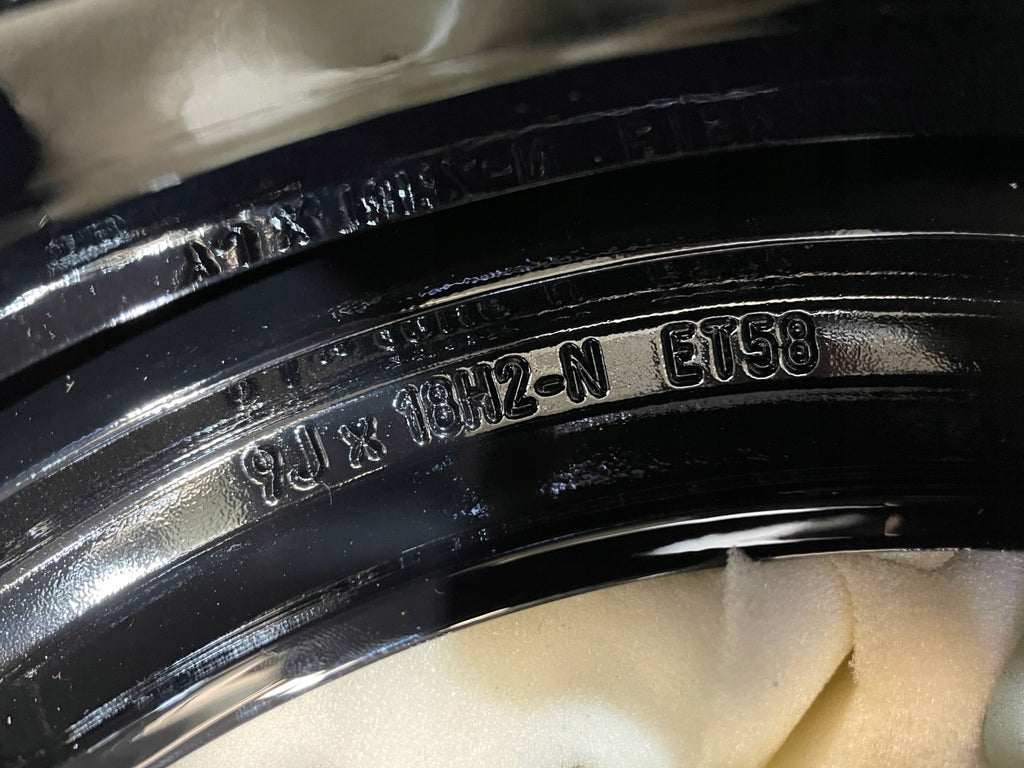 4x Alufelge 18 Zoll 7.5" 5x112 40ET Glanz Schwarz A2064011700 Mercedes-Benz Amg FEL7161110171te
