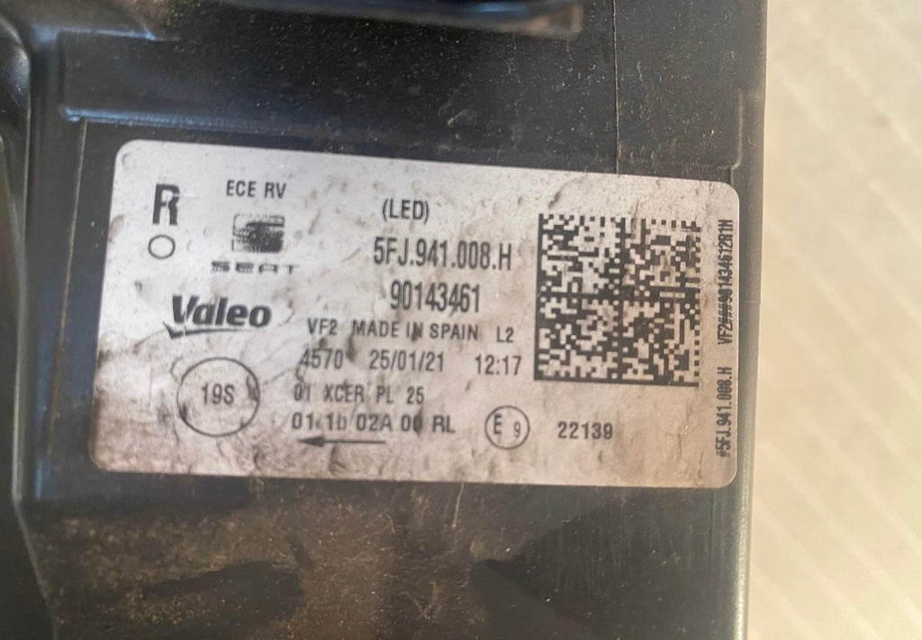 Frontscheinwerfer Seat Tarraco 5FJ941008H LED Rechts Scheinwerfer Headlight