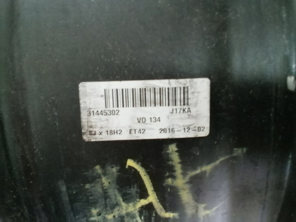1x Alufelge 18 Zoll 8.0" 5x108 42ET Matt Schwarz 31445302 Volvo Xc90 Xc60 FEL7028932037as