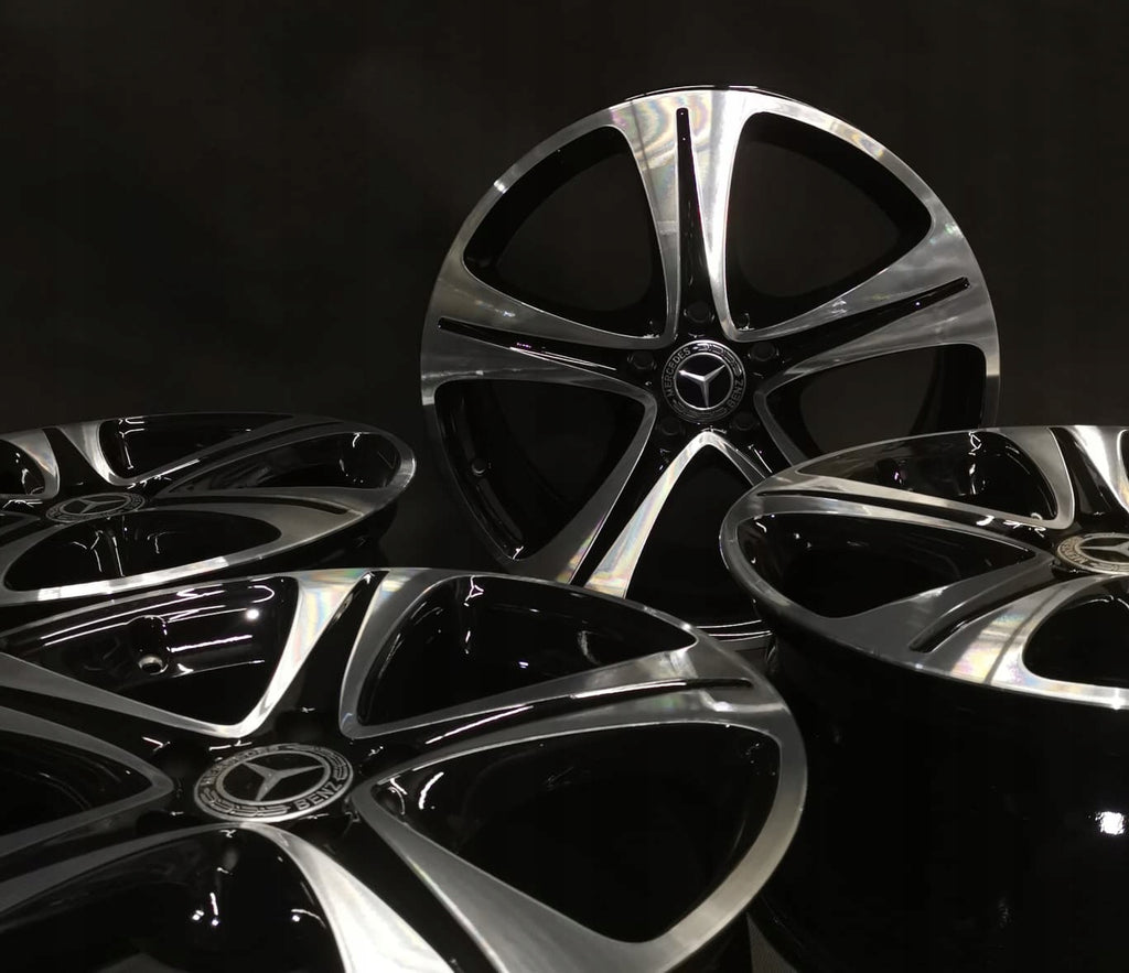 4x Alufelge 18 Zoll 8.0" 5x112 43ET Glanz Silber A2134011400 Mercedes-Benz W213 FEL3789708026et