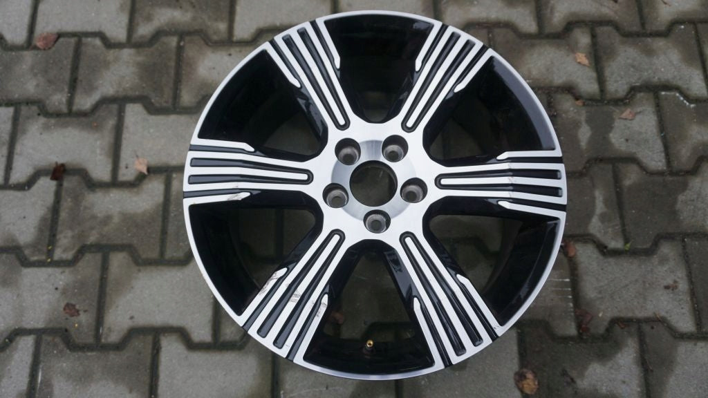 1x Alufelge 18 Zoll 7.5" 5x108 50 5ET Glanz Schwarz 31471552 Volvo V60 S60 Xc60 FEL6177226521so