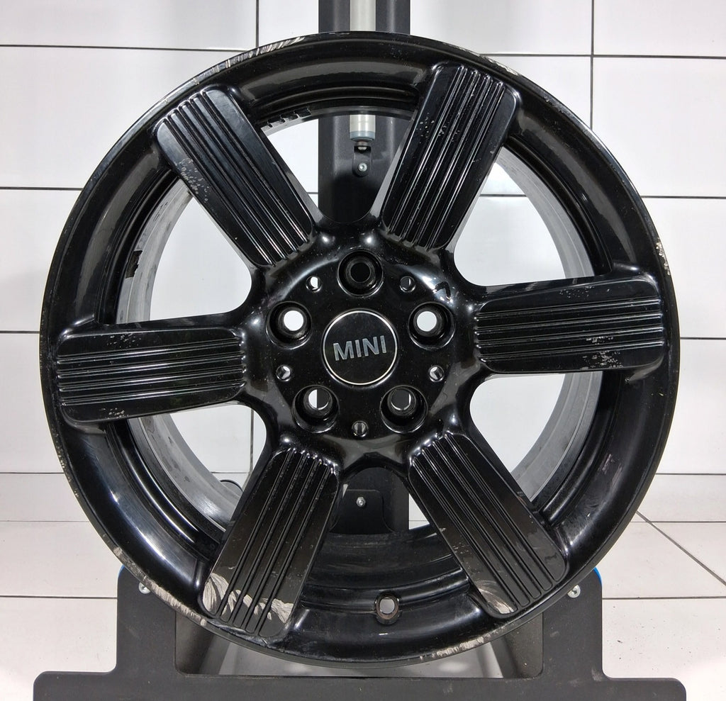 1x Alufelge 17 Zoll 7.0" 5x112 54ET Glanz Schwarz 6898289 Mini F56 F55 Rim Wheel FEL1769487820zn