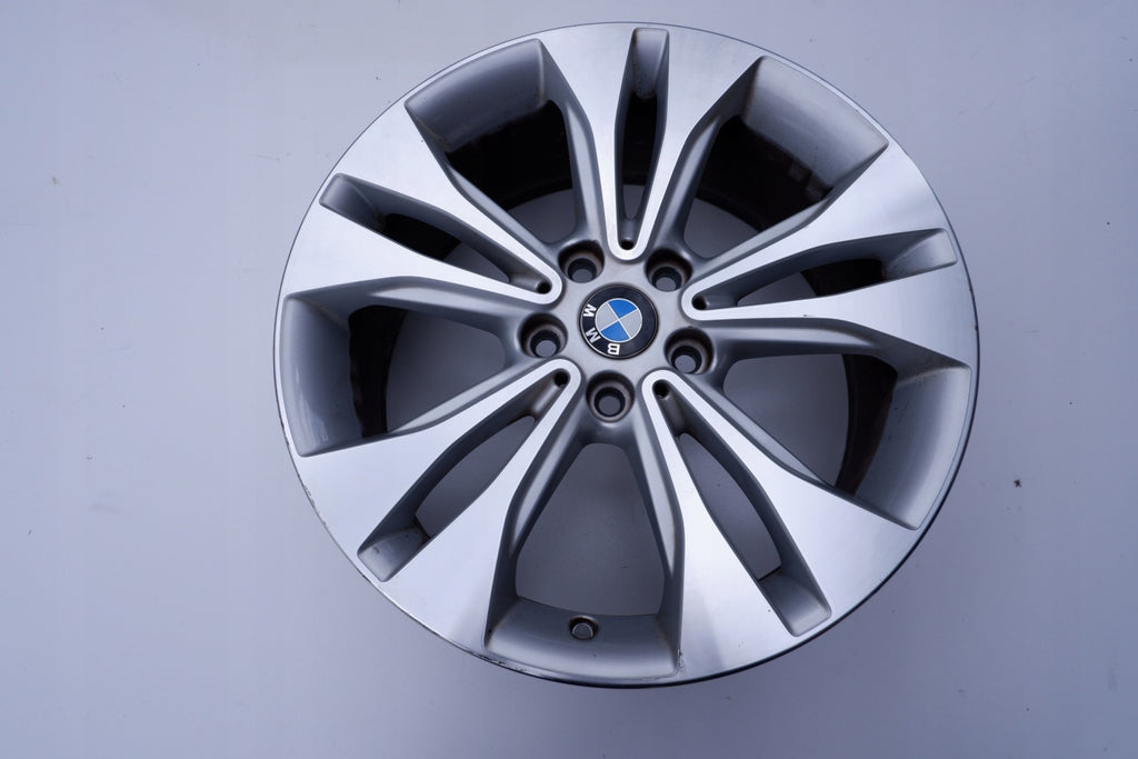1x Alufelge 18 Zoll 7.5" 5x112 52ET Glanz Silber 6856068 BMW F39 F48 Rim Wheel FEL9235598558zo
