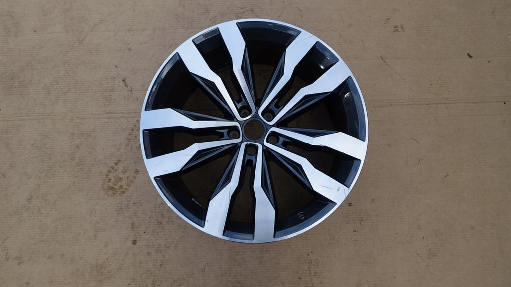 1x Alufelge 21 Zoll 9.5" 5x112 31ET Glanz Schwarz 760601025D VW Touareg FEL8414484629vd