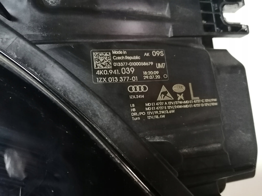 Frontscheinwerfer Audi A6 C8 4K0941039 Full LED Links Scheinwerfer Headlight SCH5533028025uc