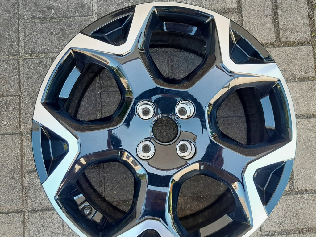 1x Alufelge 18 Zoll 7.0" 4x108 35ET Glanz Schwarz 9835097680 Opel Mokka FEL2936184776wf