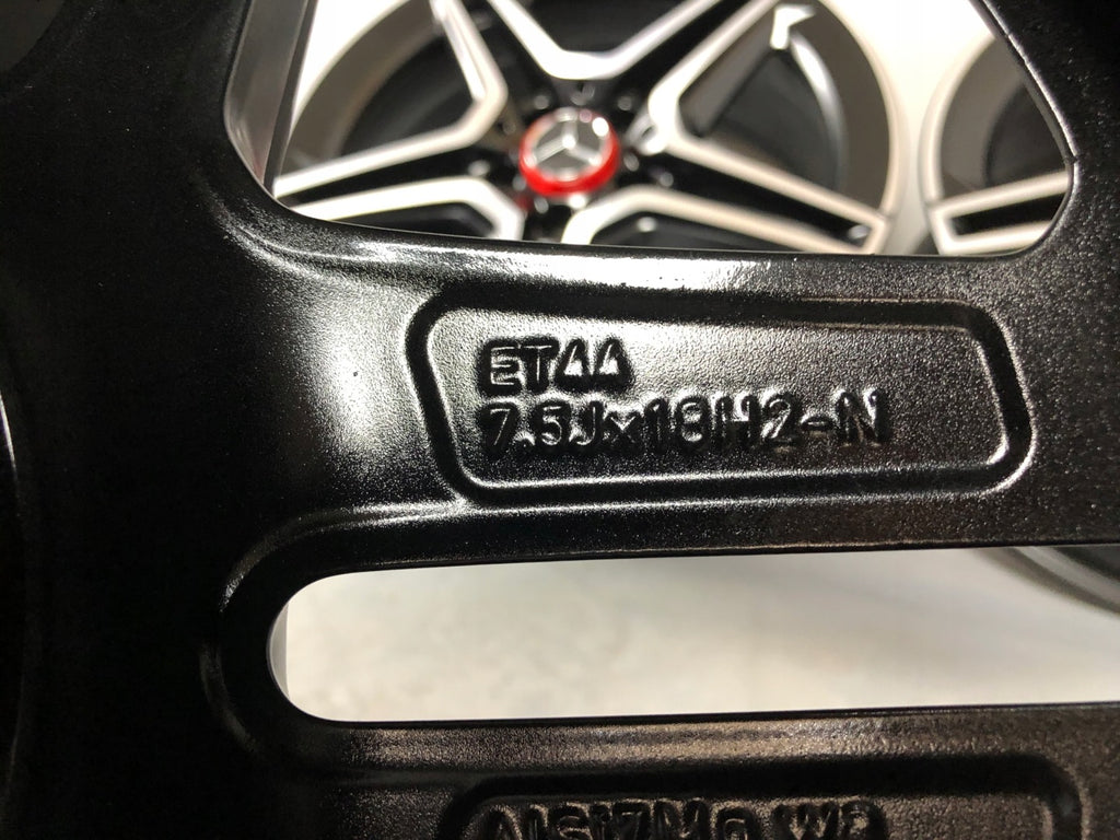 4x Alufelge 18 Zoll 7.5" 5x112 44ET Schwarz A2054019500 Mercedes-Benz A205 FEL3031212753ey