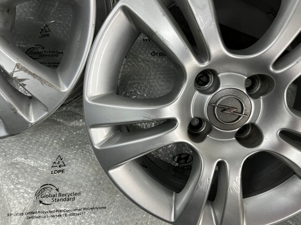 4x Alufelge 16 Zoll 6.0" 4x100 Opel Corsa E D Rim Wheel FEL6935069736re