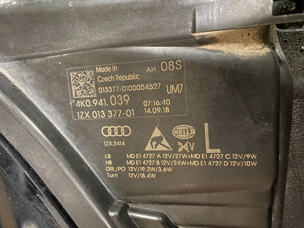 Frontscheinwerfer Audi A6 C8 4K0941039 LED Links Scheinwerfer Headlight SCH1281965135ej
