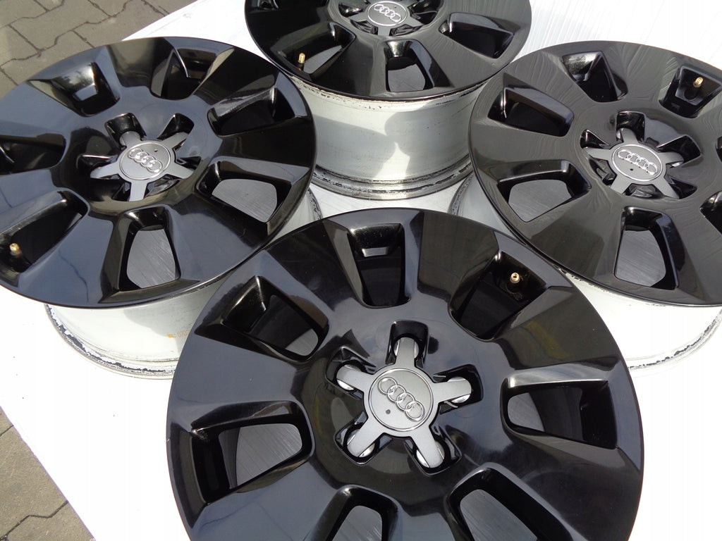 4x Alufelge 16 Zoll 7.5" 5x112 37ET Glanz Schwarz 4G0601025 Audi A6 Rim Wheel FEL4543006193vx