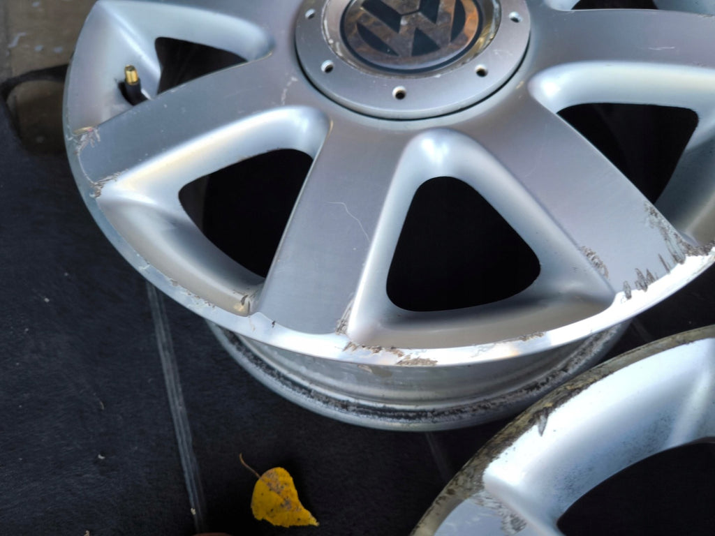 4x Alufelge 16 Zoll 6.5" 5x112 50ET 1K0601025R Audi 100 Leon Octavia Passat FEL5184606115yv