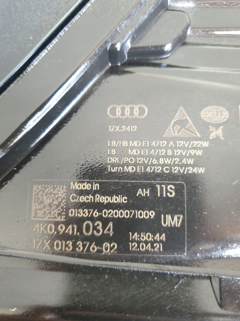 Frontscheinwerfer Audi A6 4K0941033 4K0941034 Ein Stück (Rechts oder Links)